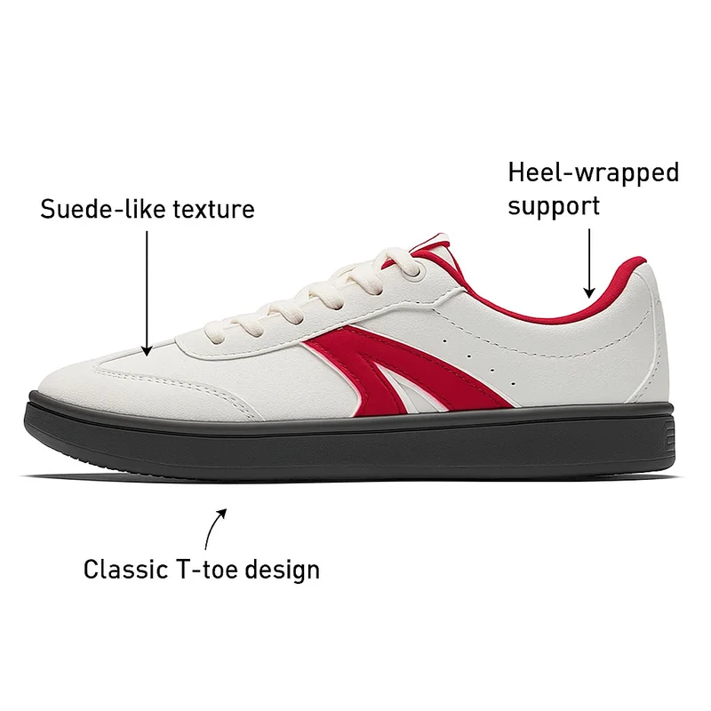 ANTA TT Berlin Classic German Trainer | Lightweight Soft Sole Retro Sneakers