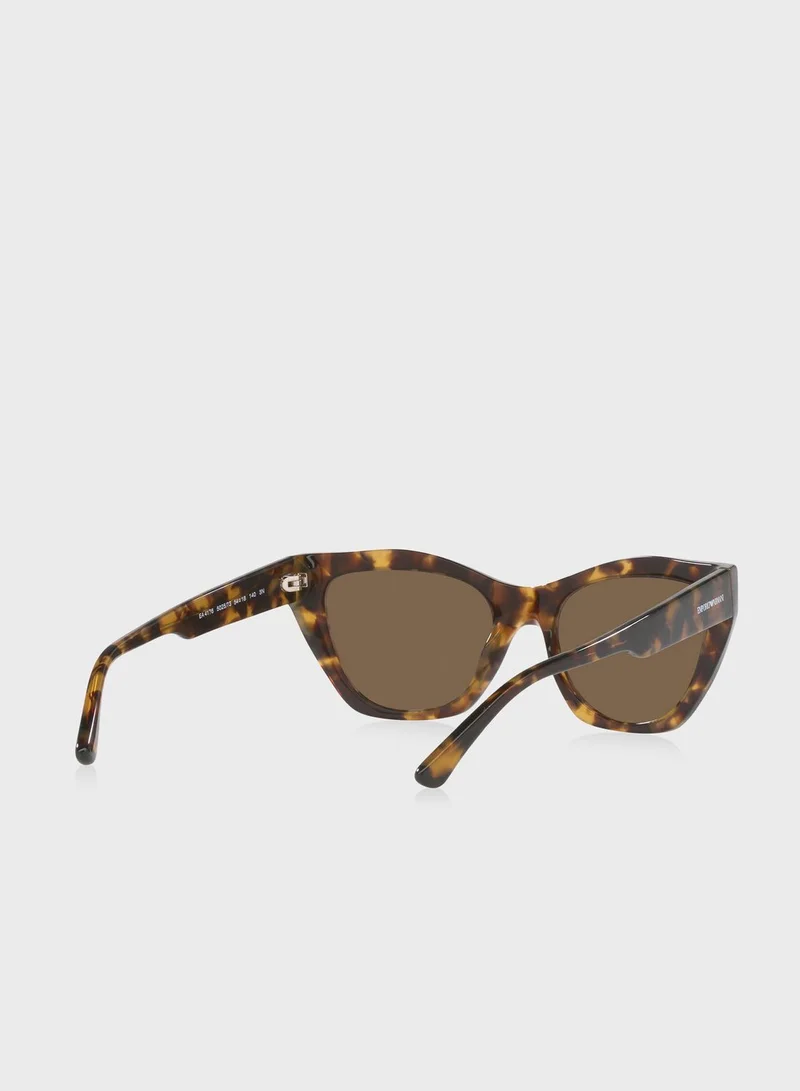 EMPORIO ARMANI 0Ea4176 Cat Eye Sunglasses