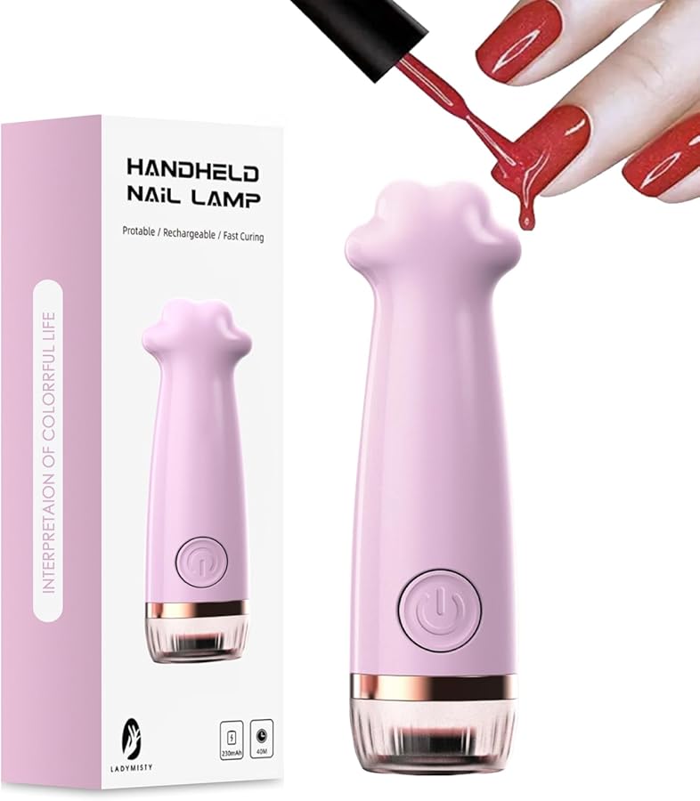 مصباح قلم محمول قابل لإعادة الشحن بقوة 3 واط لتجفيف طلاء الأظافر LED، مثالي لصالون المنزل والسفر - Image 2