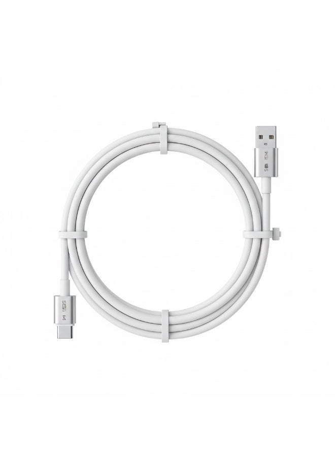 سيندم كابل شحن سريع موديل M35 مقاوم للانحناء – متوافق مع USB-A إلى USB-C، تصميم متين 6 مرات أكثر من الكابلات العادية - Image 1