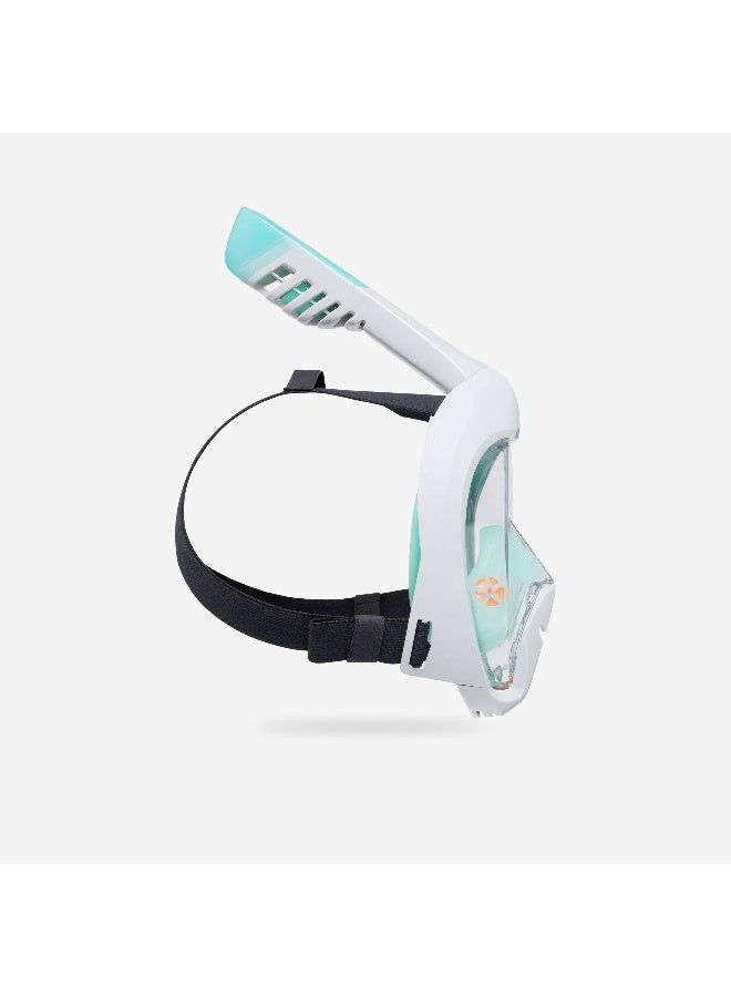 Subea Subea BY DECATHLON,Kidsâ€™ Easybreath Snorkelling Surface Mask Xs (Ages 6-10) No Bag Aquamarine Green - Image 2