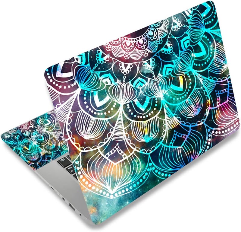 icolor Laptop Skin Sticker Decal 12 13 13.3 14 15 15.4 15.6 inch Personalized Universal Notebook Vinyl Skin Stickers Cover Art Decal Computer Protector (Colorful) - Image 1