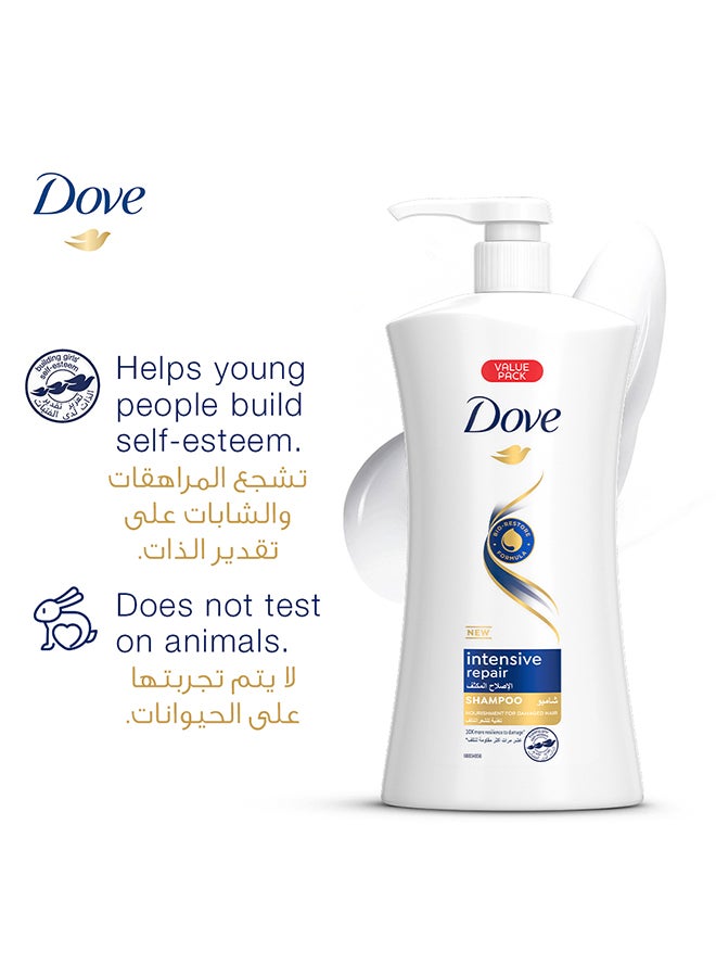 Dove Damaged Intensive Repair Shampoo For Healthy Looking Hair 1L - Image 4