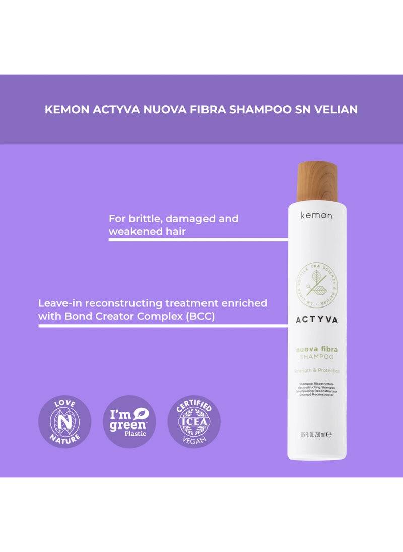 Kemon شامبو كيمون أكتيفا نوفا فايبر فيليان 250 مل - Image 2