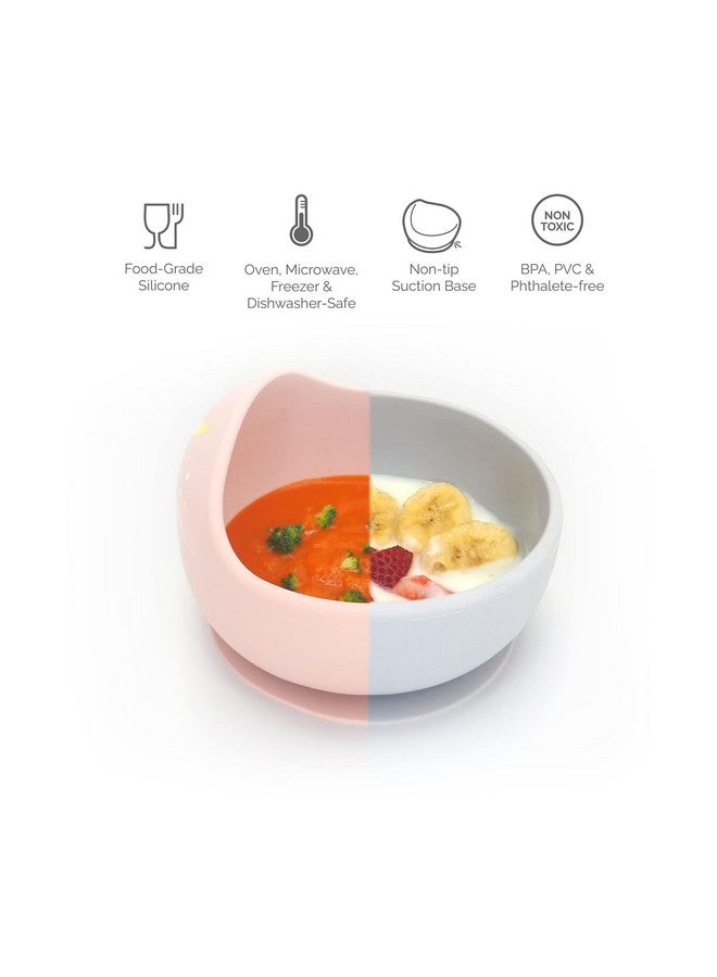 ORIBEL Baby Bowl & Spoon Set|Self Feeding Utensils Set with Suction Bowl and a Spoon| Made with 100% Food Grade Silicone| Easy to Clean| Dishwasher Safe - Image 4