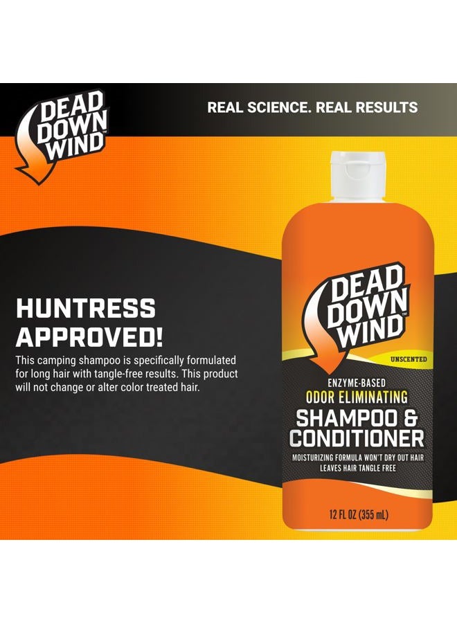 Dead Down Wind Shampoo & Conditioner, Unscented 12 oz - Image 5