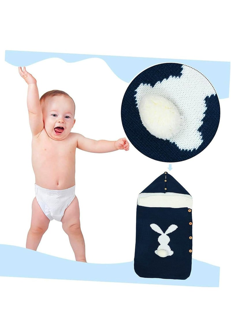 Oasisgalore Baby Swaddle Wrap,Baby Knitting Sleeping Bag,Baby Swaddle Blanket Refer To 0-12 Months Girls Or Boys.  - Image 2