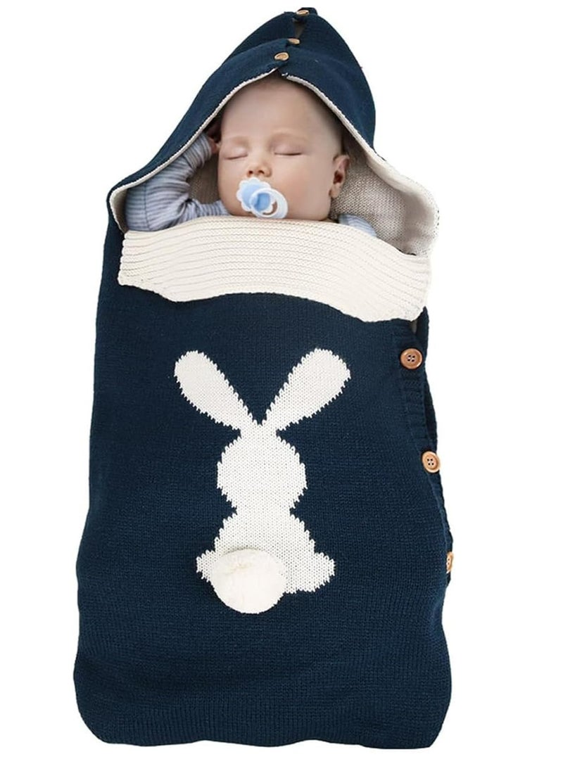 Oasisgalore Baby Swaddle Wrap,Baby Knitting Sleeping Bag,Baby Swaddle Blanket Refer To 0-12 Months Girls Or Boys.  - Image 1