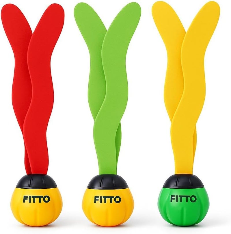 Fitto 4pcs Seaweed Underwater Swimming Pool Toy for Kids – Floating Water Fun Accessories - Image 1