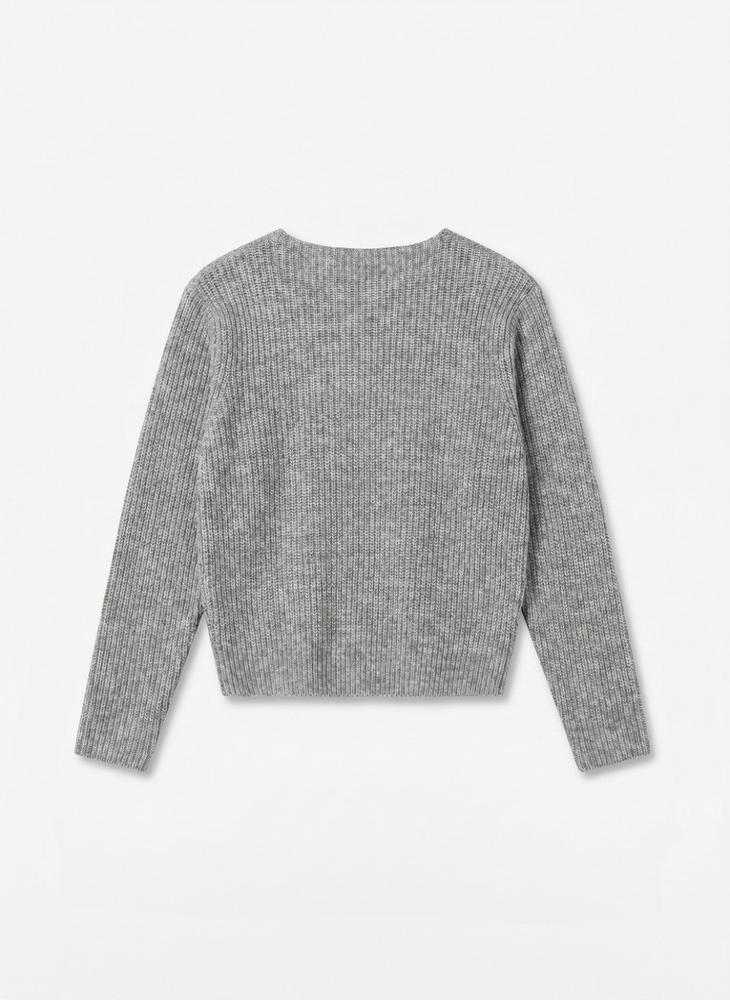 TOPSHOP Knitted Knot Back Jumper - Image 5