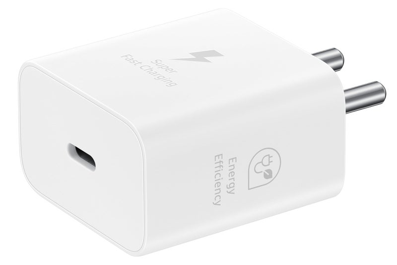 Lynacz Original Original 25W Charger for Samsung M12 4G (New Model*White) With Warranty - Image 1