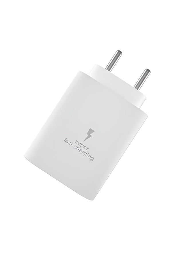 Lynacz Original Original 25W Charger for Samsung M12 4G (New Model*White) With Warranty - Image 3