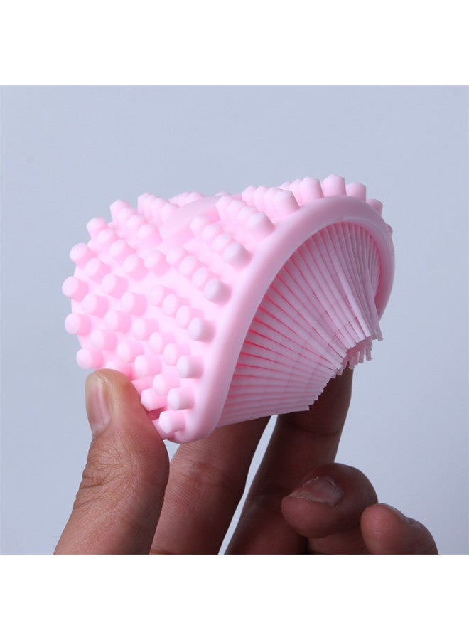 Sensory Training Tactile Brush Baby Massage Brush Bath Bath Brush Baby Shampoo Brush Caesarean Section Kidsren's Massage Brush-Color:Blue - Image 4