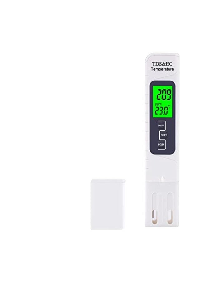 Generic LinJie TDS Water Tester Meter Impurity Digital Water Water Salinity Quality Meter Kit By, 3-in-1 TDS EC Water Quality Tester Meter with Backlight for Drinking Water, Aquariums, etc.  - Image 1