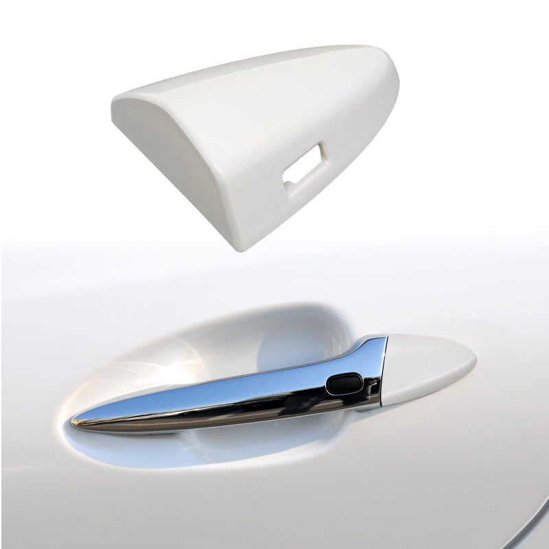NOTISH Front Driver Side Ouside Door Handle Key Cap Exterior Key Hole Trim Compatible with Lexus ES350 20072012 LS460 20072017 LS600hl 20082016 6921833010 White