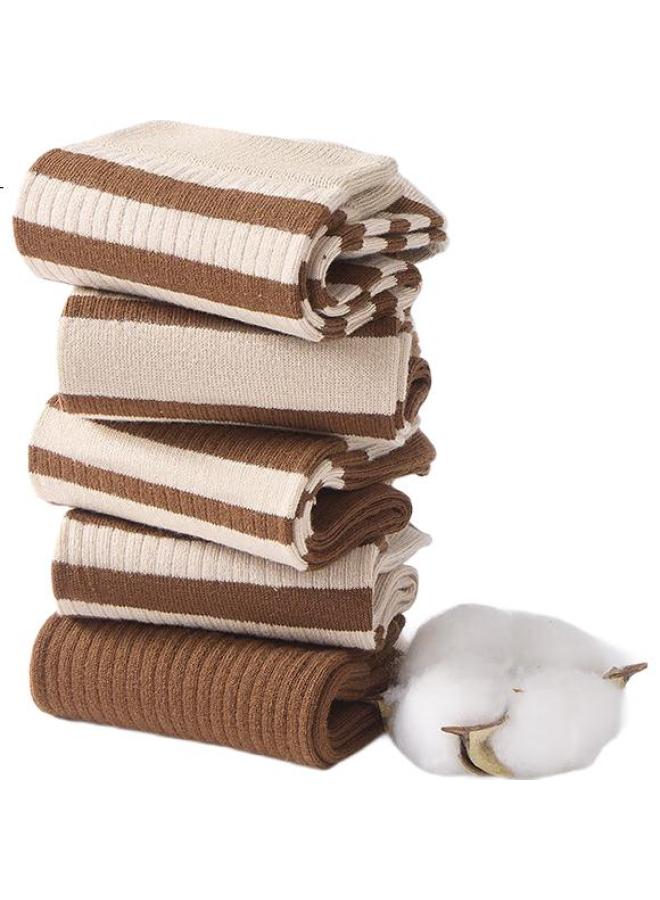 Threegun 【Impression Series】Women'S Pure Cotton Socks 100% Cotton Socks Printed Mid-Calf Socks - Image 1