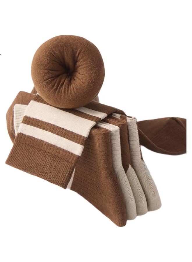 Threegun 【Impression Series】Women'S Pure Cotton Socks 100% Cotton Socks Printed Mid-Calf Socks - Image 3