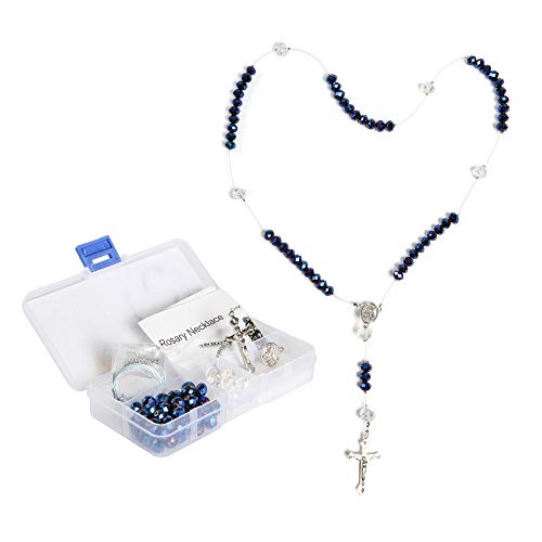 Linpeng Fiona Metallic Crystal Beads Rosary DIY Kit - Image 1