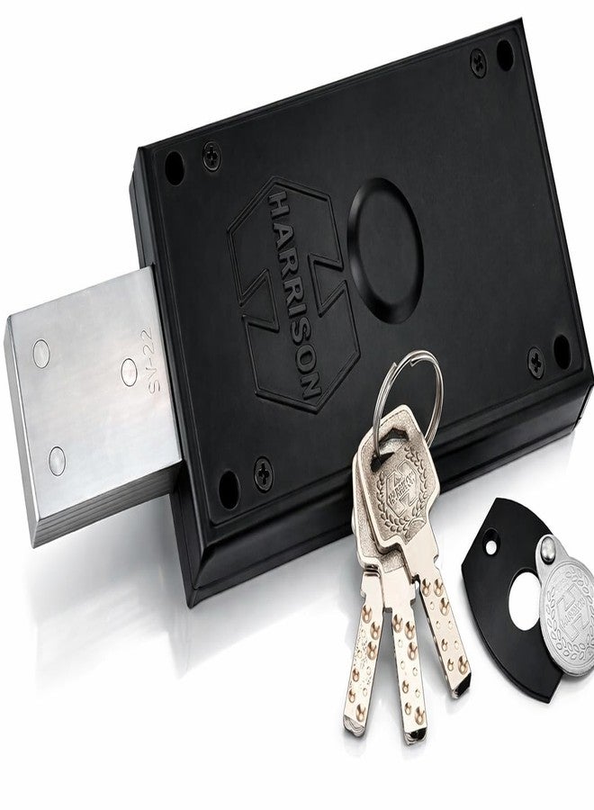 Harrison H-5516 Side Shutter Lock (Silver Finish) / Computer Key Locks - Image 1