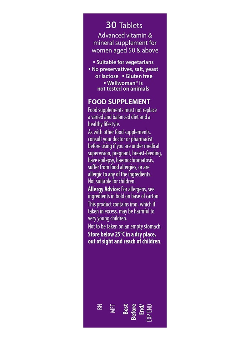 فيتابيوتيكس مكمل غذائي ويل وومان 50+‎‏‏، 30 قرصاً - Image 3