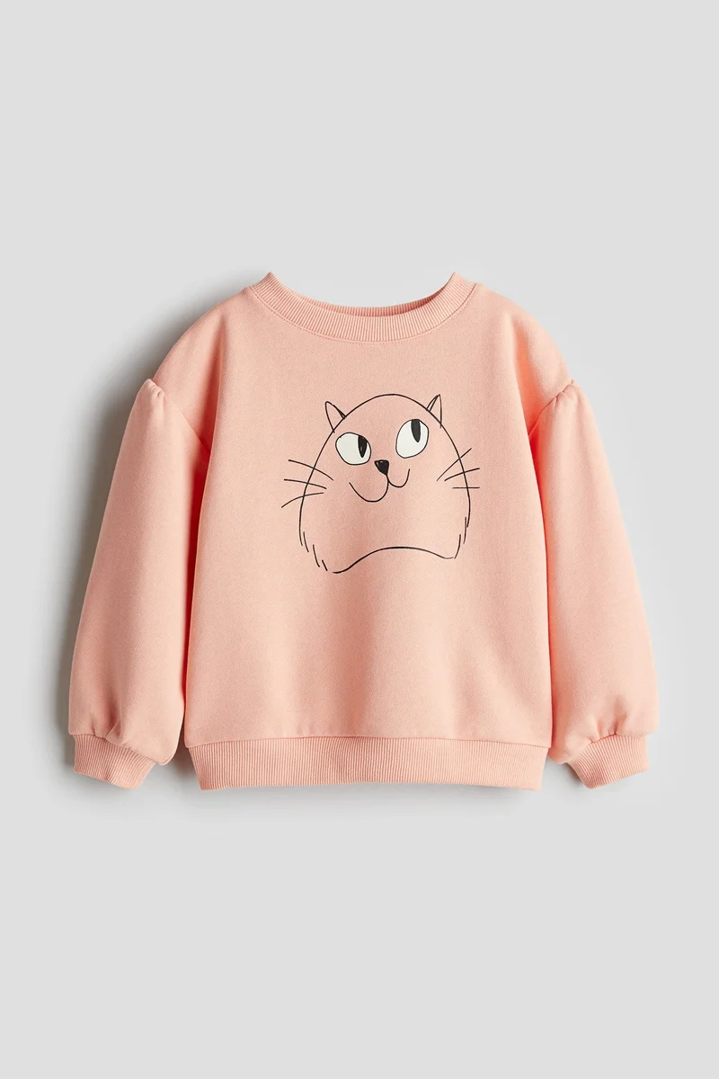 H&M Printed cotton sweatshirt
