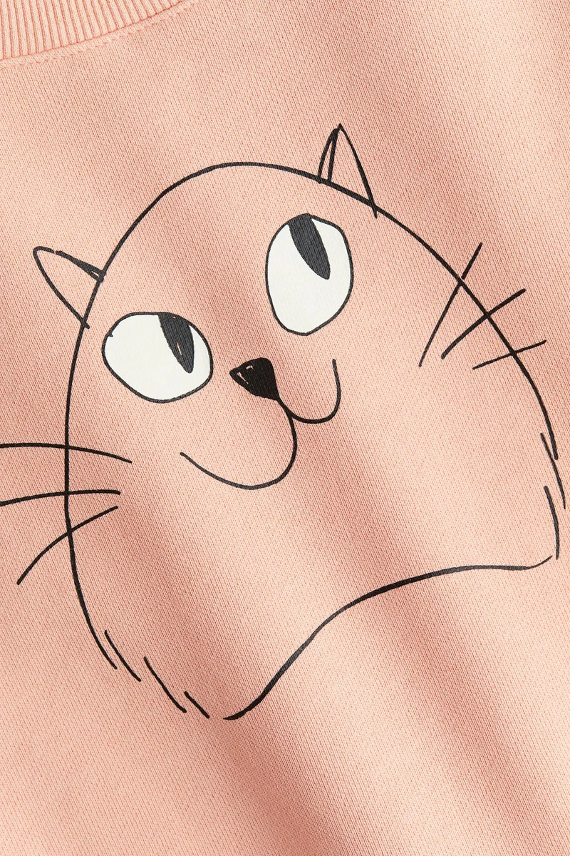 H&M Printed cotton sweatshirt