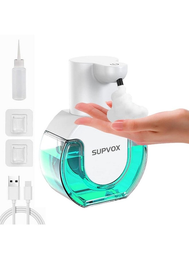 سوبفوكس موزع الصابون الأوتوماتيكي الذكي Supvox®، موزع رغوة الصابون، موزع الصابون الأوتوماتيكي بدون لمس، موزع رغوة ناعمة، 430 مل، موزع رغوة صابون غسيل اليدين، موزع غسيل اليدين للمطبخ والحمام والمكتب والأماكن العامة - Image 1