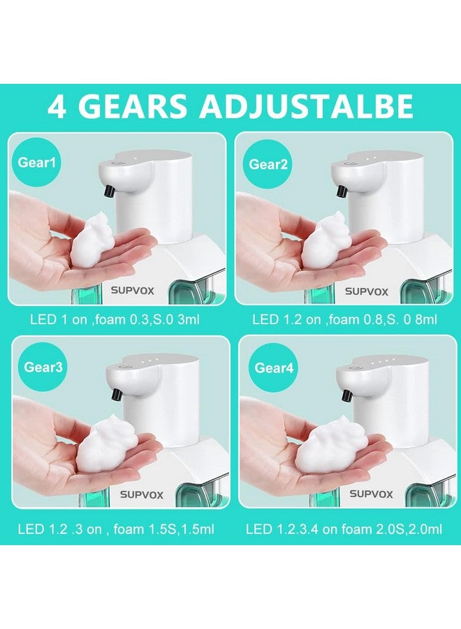 سوبفوكس موزع الصابون الأوتوماتيكي الذكي Supvox®، موزع رغوة الصابون، موزع الصابون الأوتوماتيكي بدون لمس، موزع رغوة ناعمة، 430 مل، موزع رغوة صابون غسيل اليدين، موزع غسيل اليدين للمطبخ والحمام والمكتب والأماكن العامة - Image 4