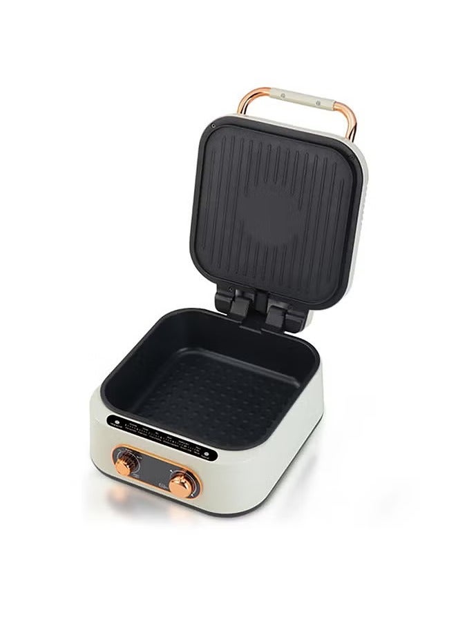 XiuWoo 2.8L large capacity electric baking tray and cooking machine, 1800W, 10 in 1 multifunctional, frying, baking, boiling, steaming, barbecue, roasting - Image 5