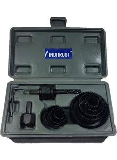 Inditrust Inditrust 11 pc wood hole saw cutting set kit 11 pc Hole saw set for cutting smooth clean accurate holes Rotary Bit Set 8 Bits  - Image 2
