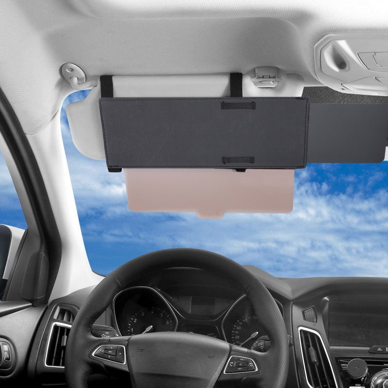 🚗 امتداد واقي شمس قابل للتعديل للسيارة مزود بستم قابلة للسحب لحجب الوهج وأشعة الشمس - Image 1