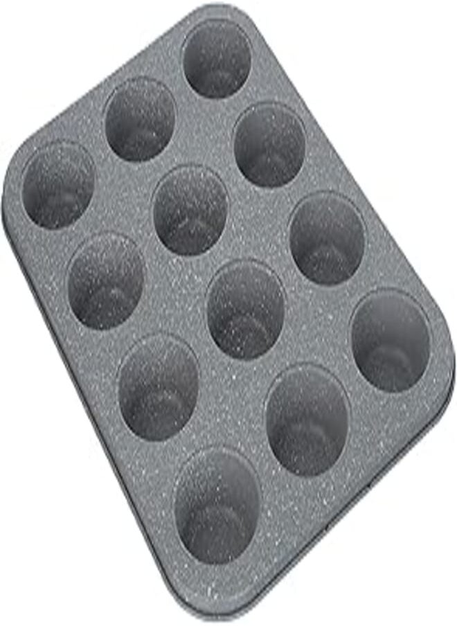 Unico Unico CB00154 - 10157 12 Cups Cake Mold, Silver 