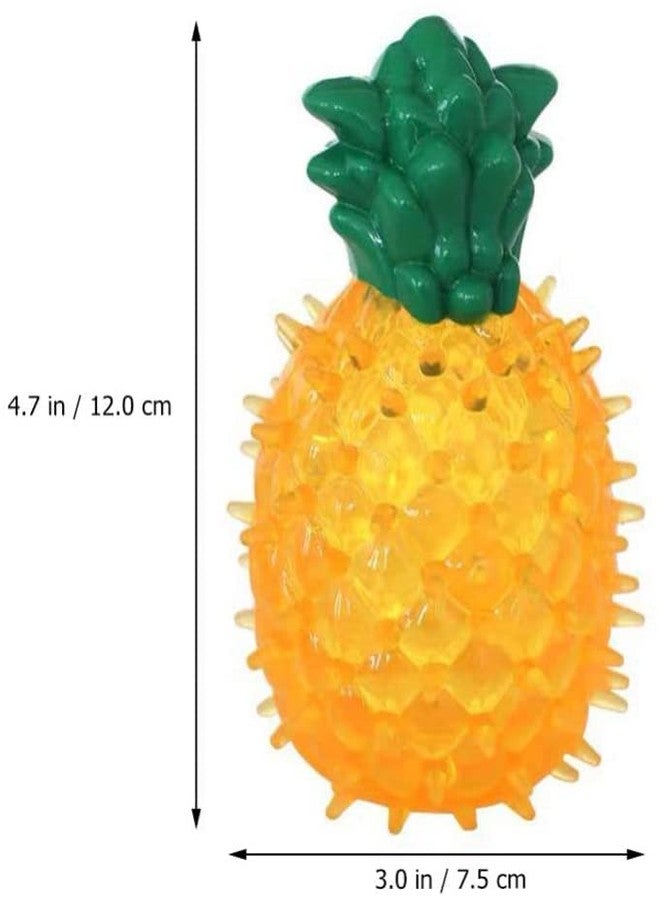 THE DDS STORE pcs Freezable Pet Teether Cooling Chew Toys Summer Fruit Lemon Pineapple Watermelon Design Bite- Resistant Dog Cooling Chew Toys for Dogs Teething Toys for Small Dogs Puppies - Image 3