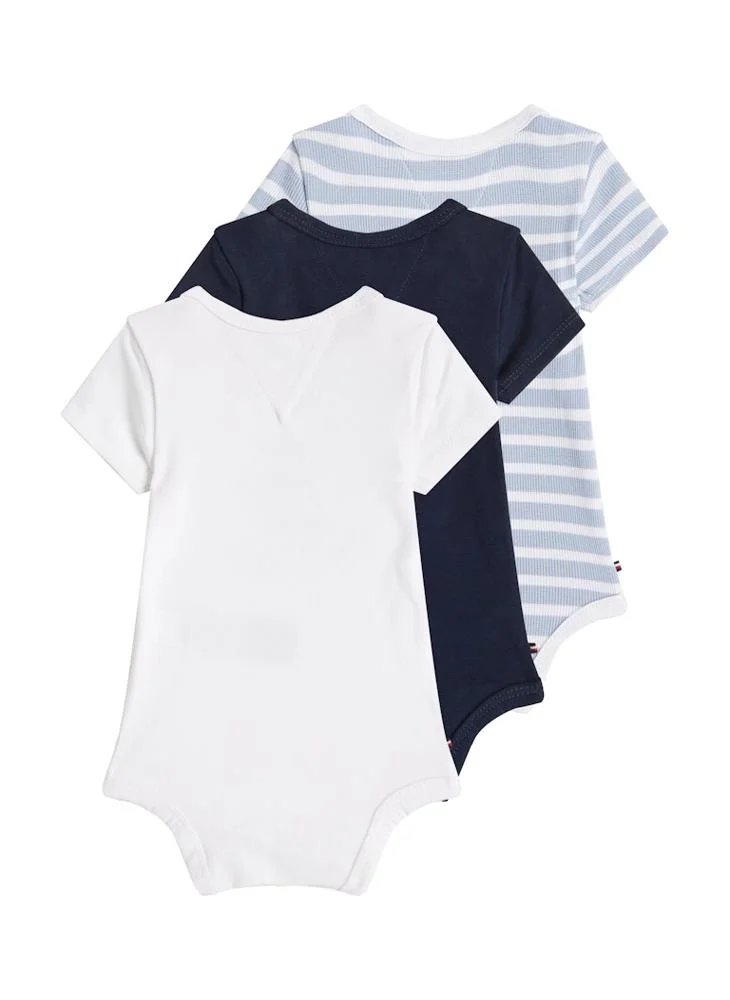 TOMMY HILFIGER 3 Pack Ss Bodysuits Giftbox