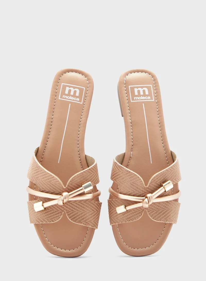 MOLECA Amaia Multi Strap Low Heel Sandals