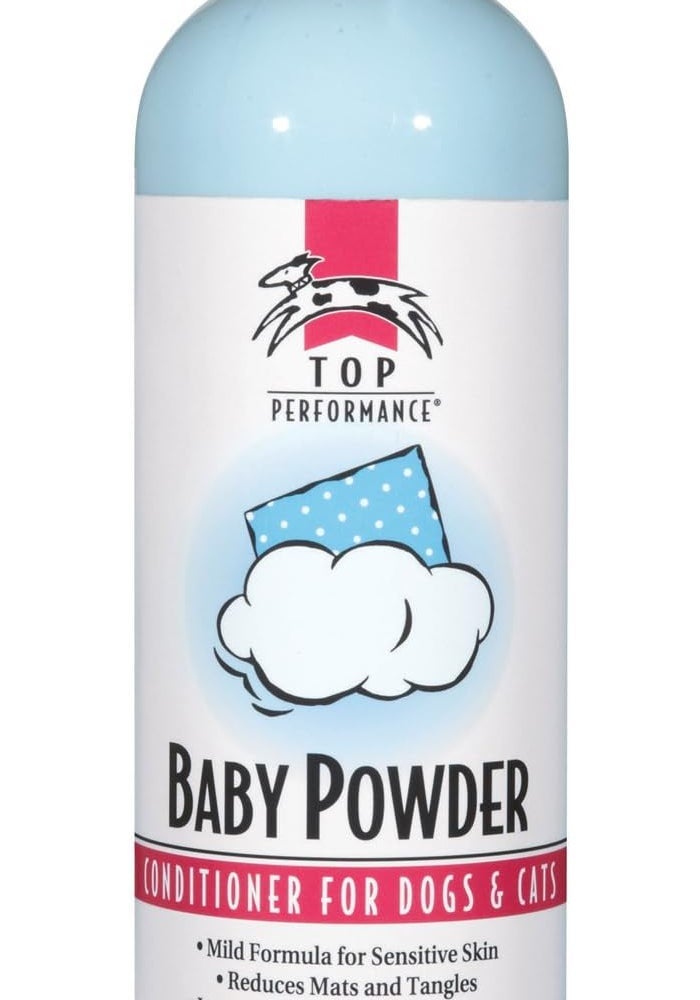 Top Performance Baby Powder Conditioner for Dogs and Cats - 17 Ounce - Image 1