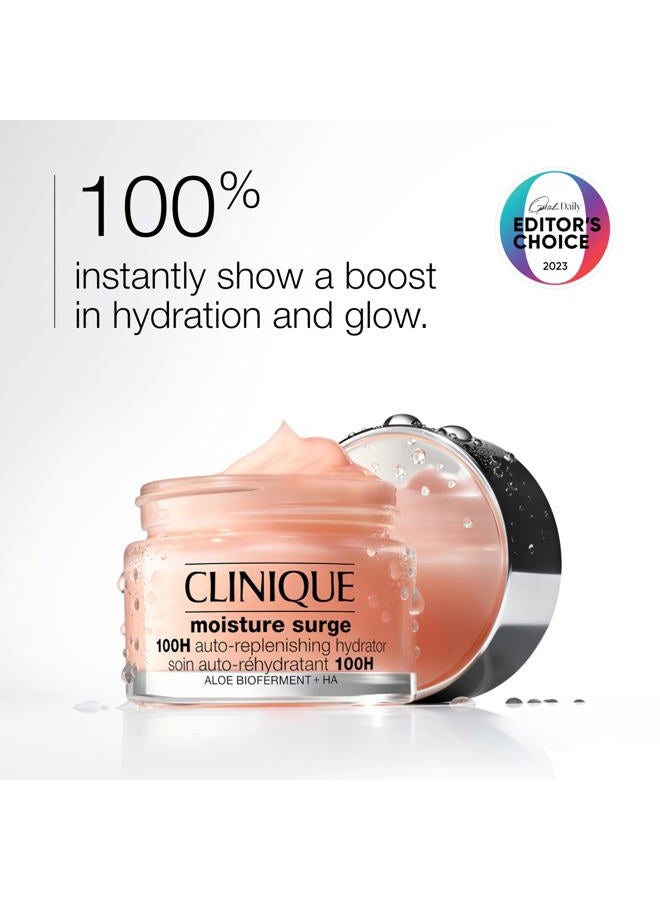 CLINIQUE مرطب الوجه الخالي من الزيت مع حمض الهيالورونيك - ترطيب تلقائي 100 ساعة لجميع أنواع البشرة | مرطب + مرطب، 1 أونصة سائلة - Image 2