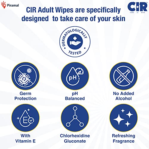 CIR Soft Body Cleansing Wet Bed Bath Wipes for Adults | Body Sponging | Extra Large, 10 Wipes/Pack (Pack of 9), 90 Wipes, White, One Size - Image 3