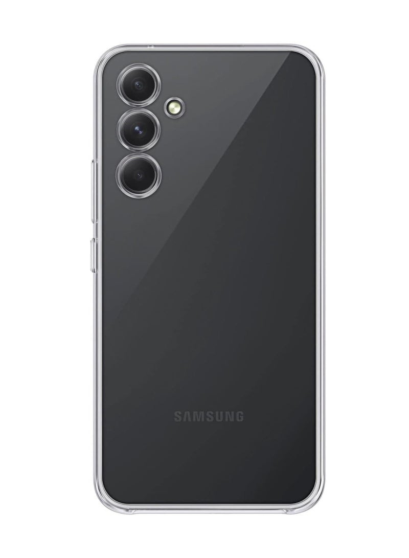 For Samsung Galaxy A54 5G Shock Proof Case Cover - Ultra Clear, Durable & Accurate Cut-outs - Scratch, Dust & Smudge Protection - Clear Silicon Back Cover for Samsung Galaxy A54 5G - Image 3