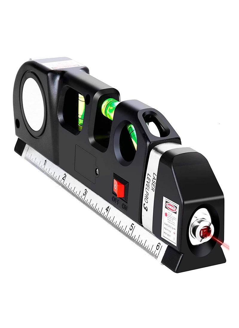 STHITI STHITI Laser Level Line Tool Multipurpose Laser Level Kit Standard Cross Line Laser level Laser Line leveler Beam Tool with Metric Rulers for Hanging Pictures Tile Walls 1 pcs  - Image 1