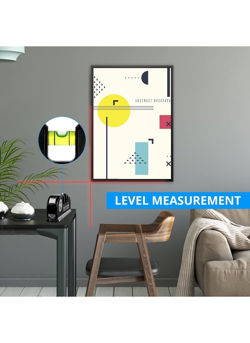 STHITI STHITI Laser Level Line Tool Multipurpose Laser Level Kit Standard Cross Line Laser level Laser Line leveler Beam Tool with Metric Rulers for Hanging Pictures Tile Walls 1 pcs  - Image 3