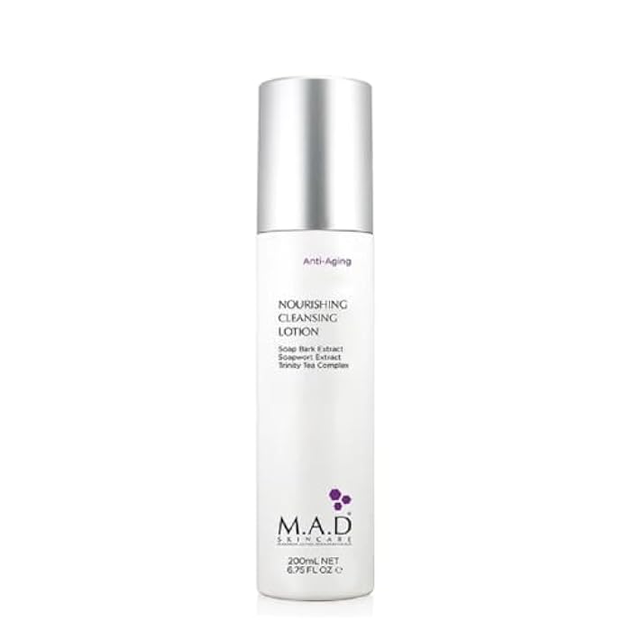 M.A.D Skincare Anti-Aging Nourishing Cleansing Lotion - Non-drying, Gentle Cleansing - Image 1