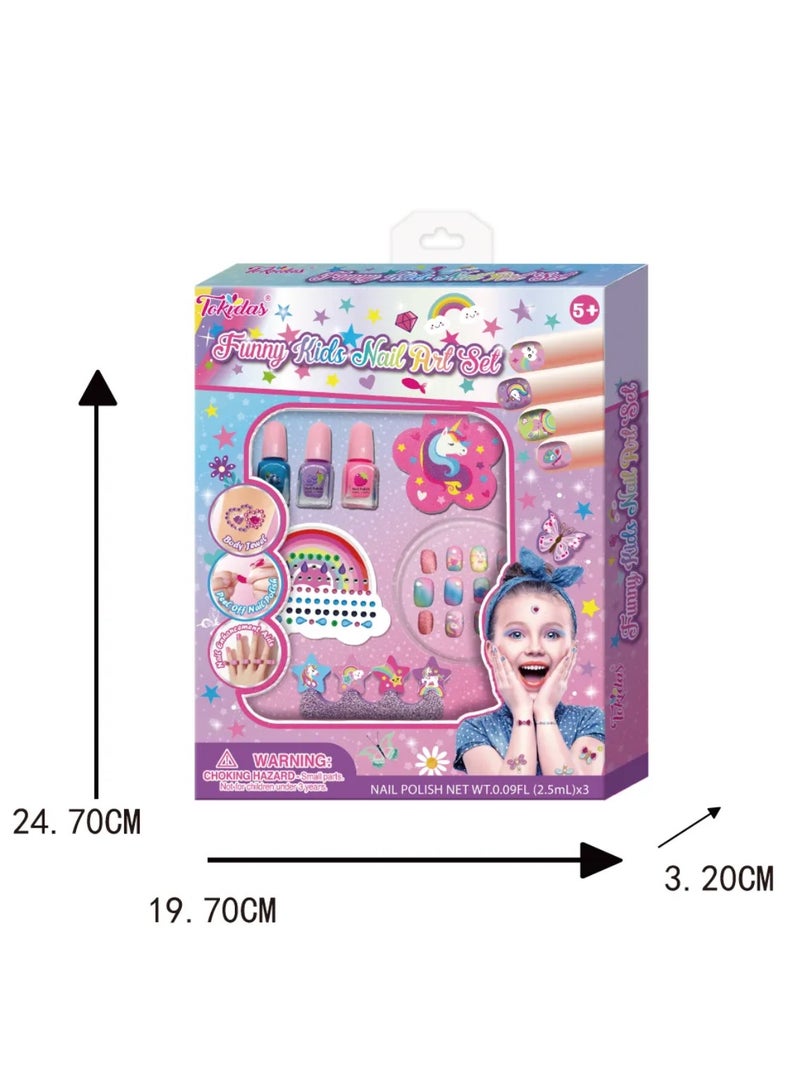 ريمي بيلا ألعاب مكياج للأطفال أظافر تركيب يدوية طلاء أظافر زجاجة أدوات برد احترافية - Image 3