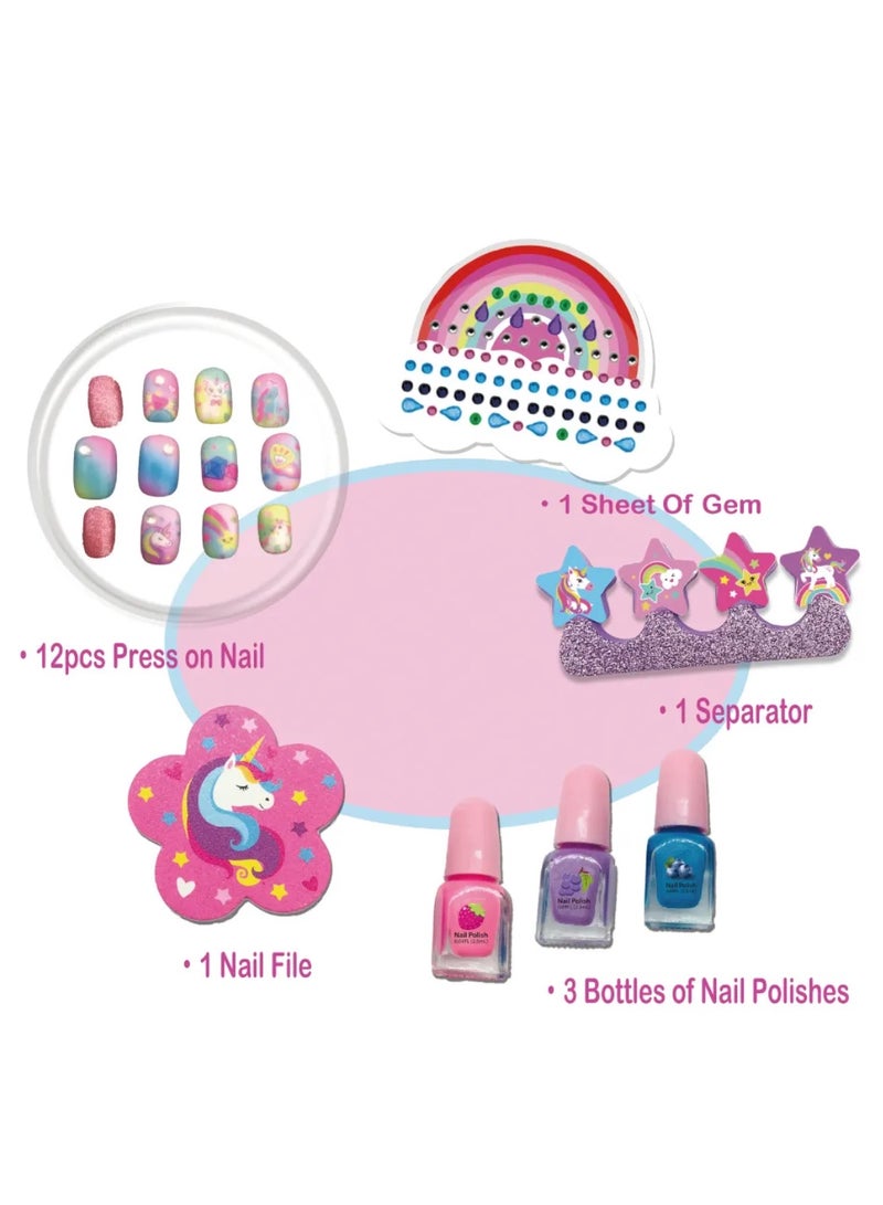 ريمي بيلا ألعاب مكياج للأطفال أظافر تركيب يدوية طلاء أظافر زجاجة أدوات برد احترافية - Image 4