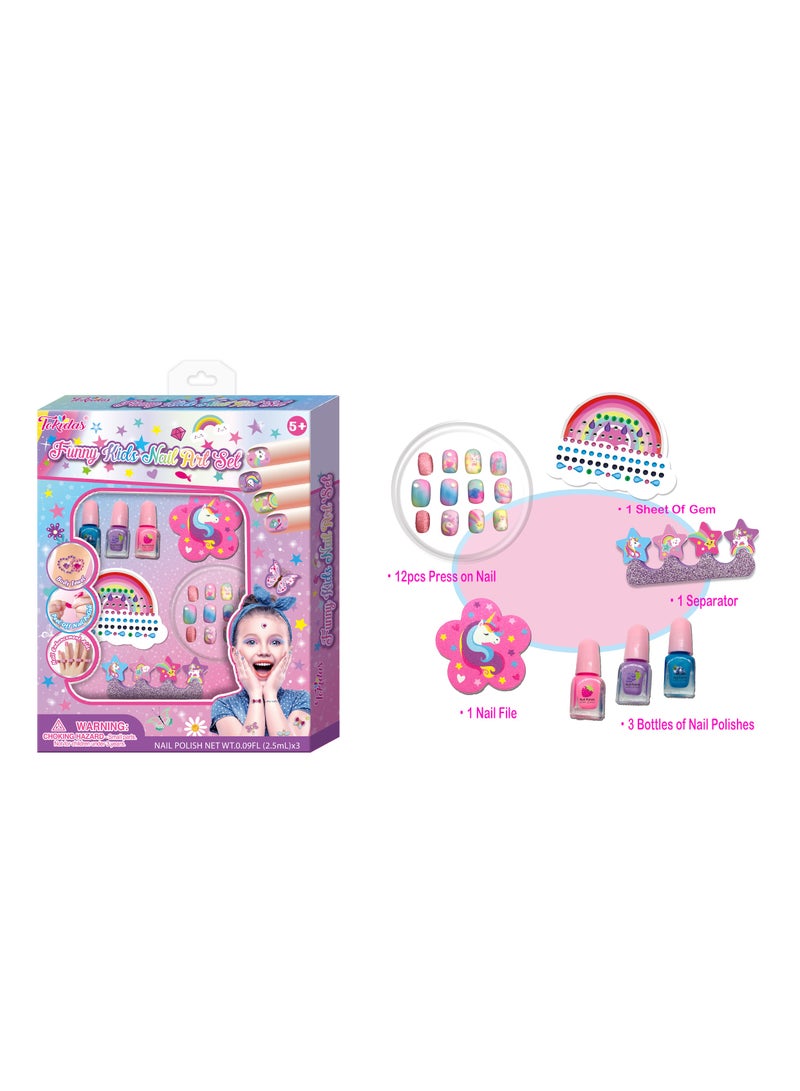 ريمي بيلا ألعاب مكياج للأطفال أظافر تركيب يدوية طلاء أظافر زجاجة أدوات برد احترافية - Image 5