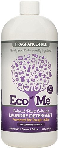 eco me Eco-me Plant Based Concentrated Laundry Detergent, Fragrance-Free, Clear, Unscented, 32 Fl.Oz - Image 2
