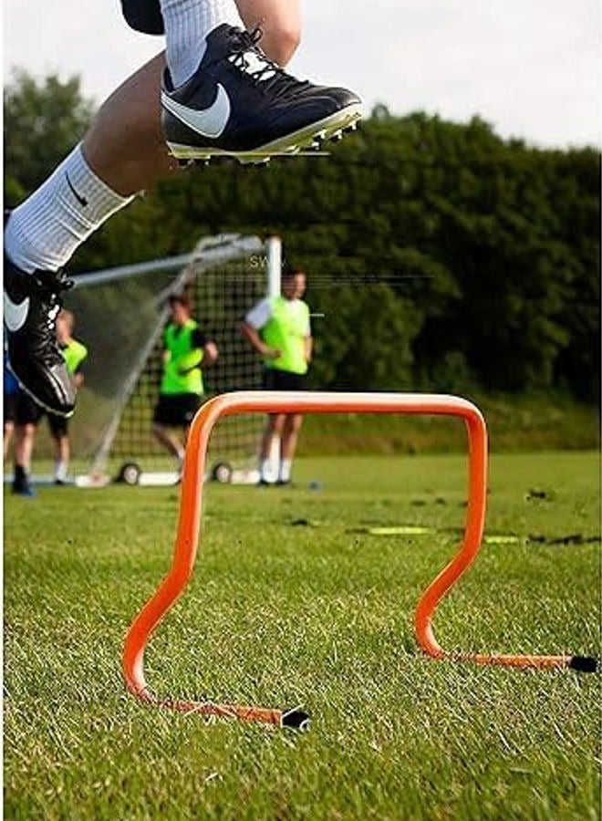 Generic Detachable Agility Training Hurdles- Sports Practice Equipment for Athletes, Soccer, Basketball, Football,or Plyometric Training, 40cm [6 pic]  - Image 3