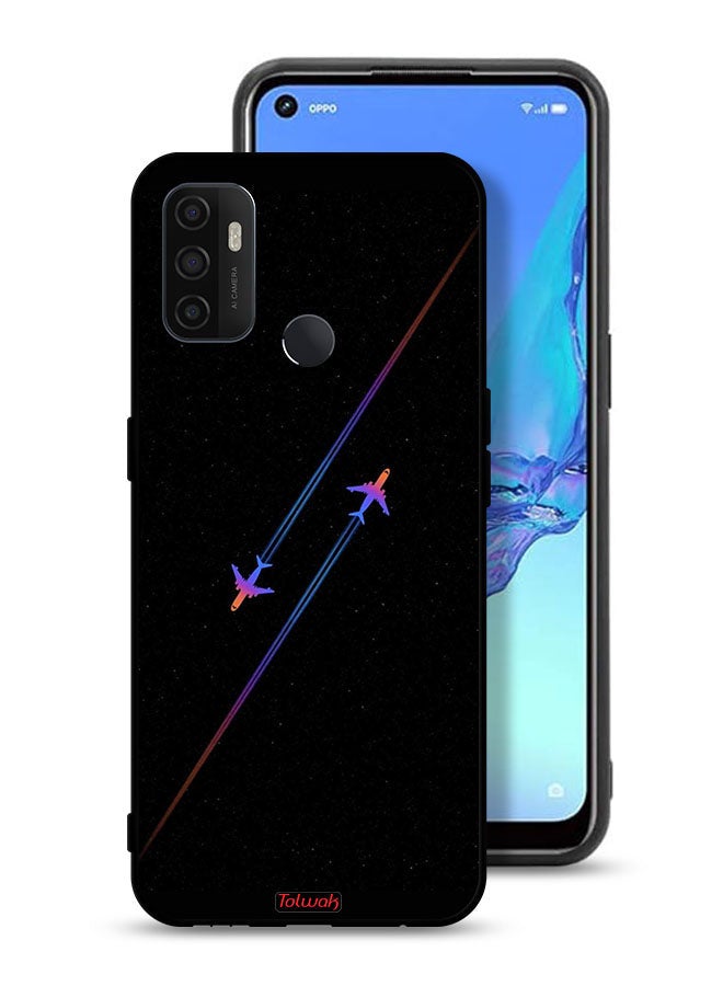 Tolwak Oppo A33 (2020) Protective Case Cover Airplanes Art - Image 1