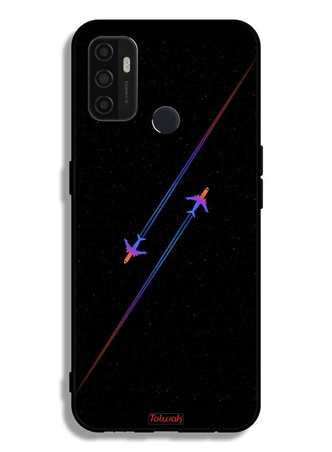 Tolwak Oppo A33 (2020) Protective Case Cover Airplanes Art - Image 2