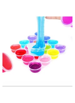 Generic 4-pack mini slime packs. Each pack contains a different color of slime. Bright and varied colors: The set comes in attractive colors, such as red, orange, yellow, green, blue, purple, and more, stimulating children's visual senses. Fun texture: The slime has a soft, rubbery texture.  - Image 4